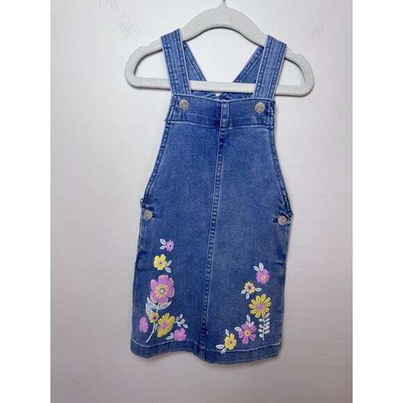 EPIC THREADS Little Girls Zinnia Printed Denim Jumper Size 4T NWT $48 - Picture 4 of 14